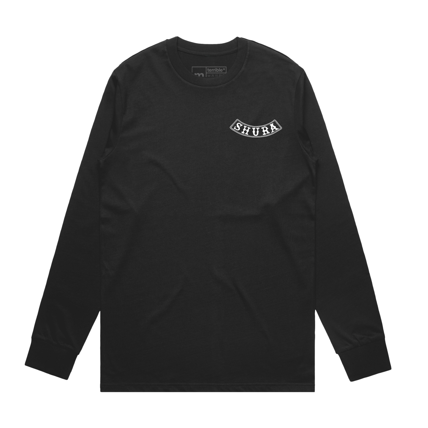 Skull Logo Long Sleeve Black