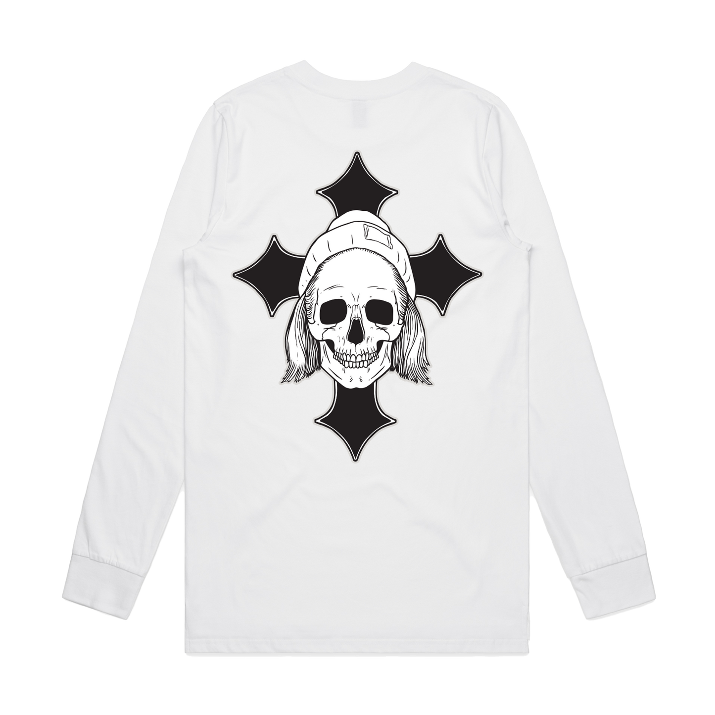 Skull Long Sleeve White